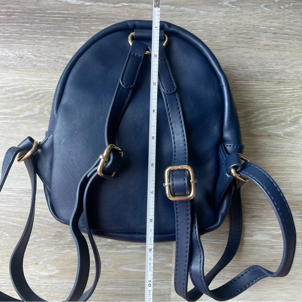 Tommy Hilfiger Panther Backpack Purse Navy and Red